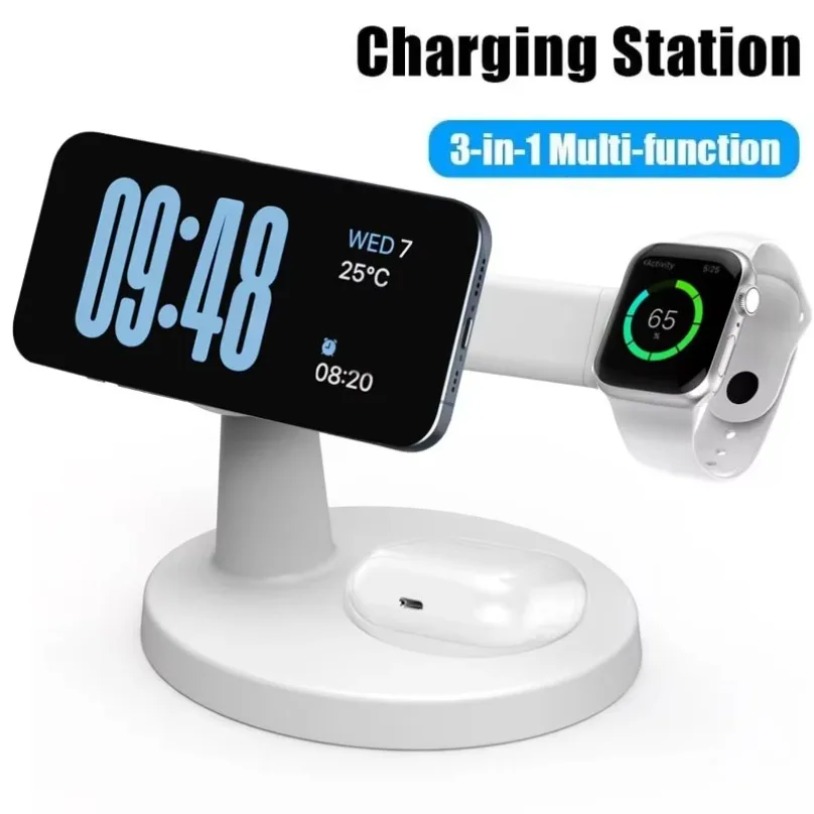 Wireless 3 In 1 Magnetic Charg - Wireless Charger Watch incelemesi ve fiyatı