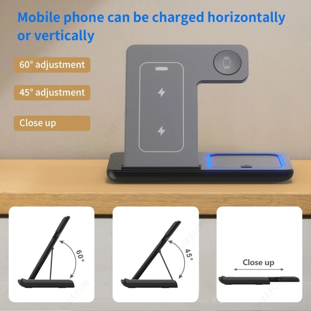 Foldable 3 in 1 Wireless Charg - Smartwatch Ac incelemesi ve fiyatı