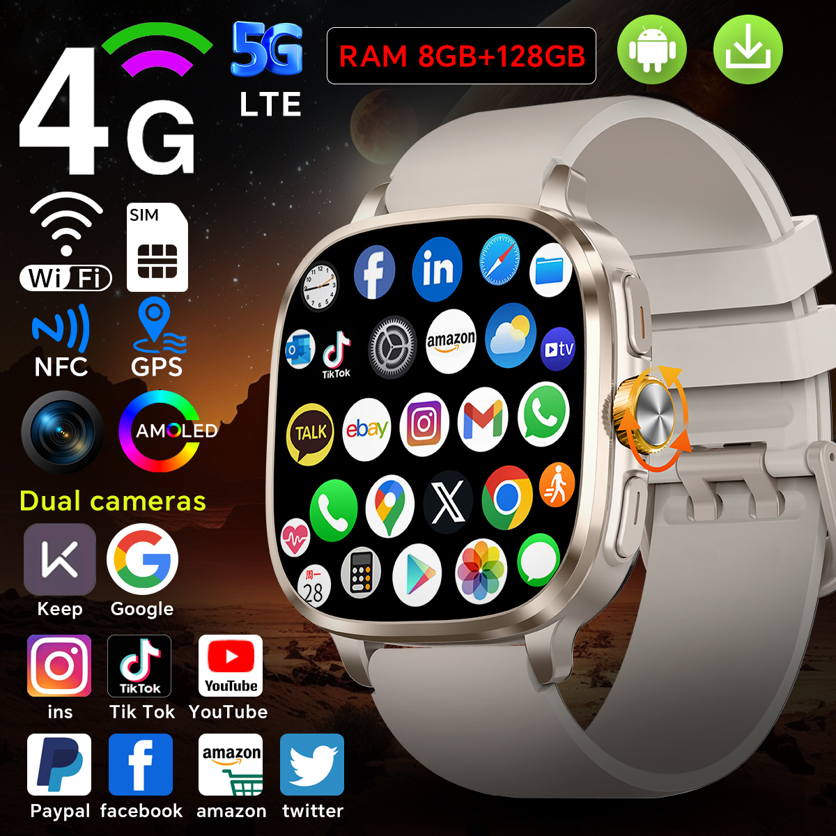 Global Version Android 13.0 S9 - Smartwatch Id incelemesi ve fiyatı