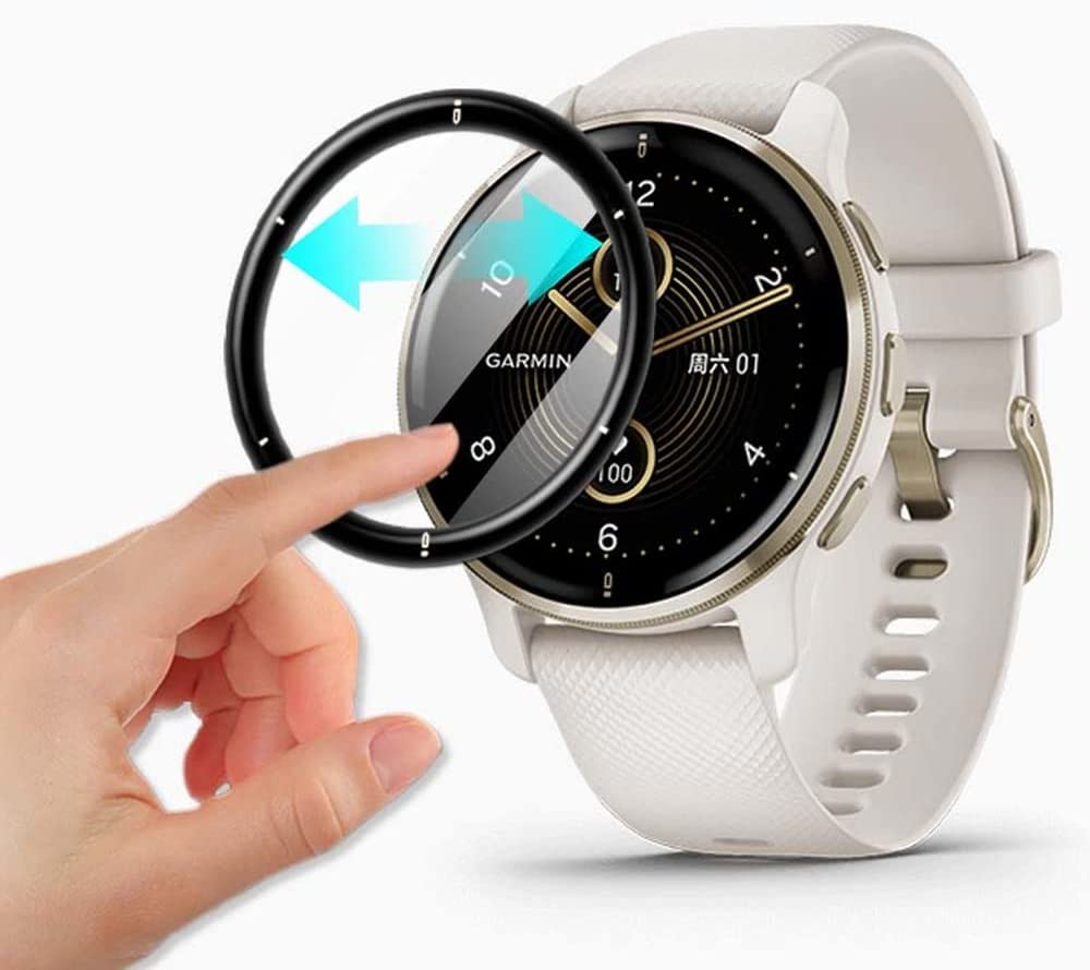3D Curved Edge Protective Film - Garmin Smartwatch Accessories incelemesi ve fiyatı