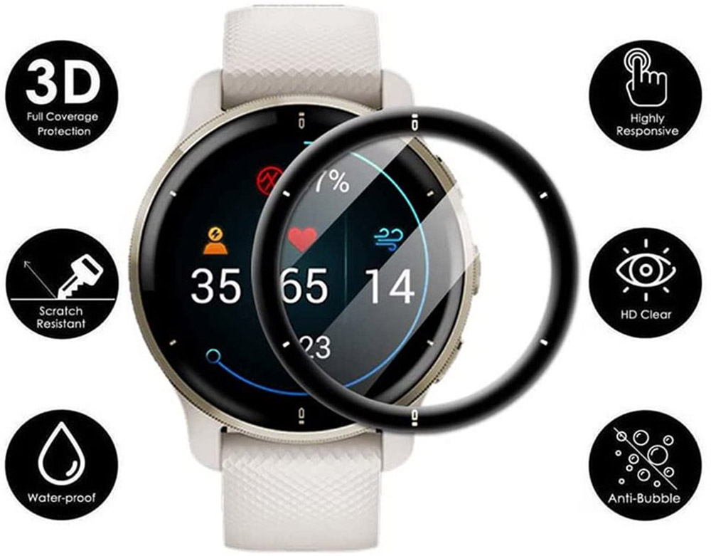 3D Curved Edge Protective Film - Garmin Smartwatch Accessories incelemesi ve fiyatı