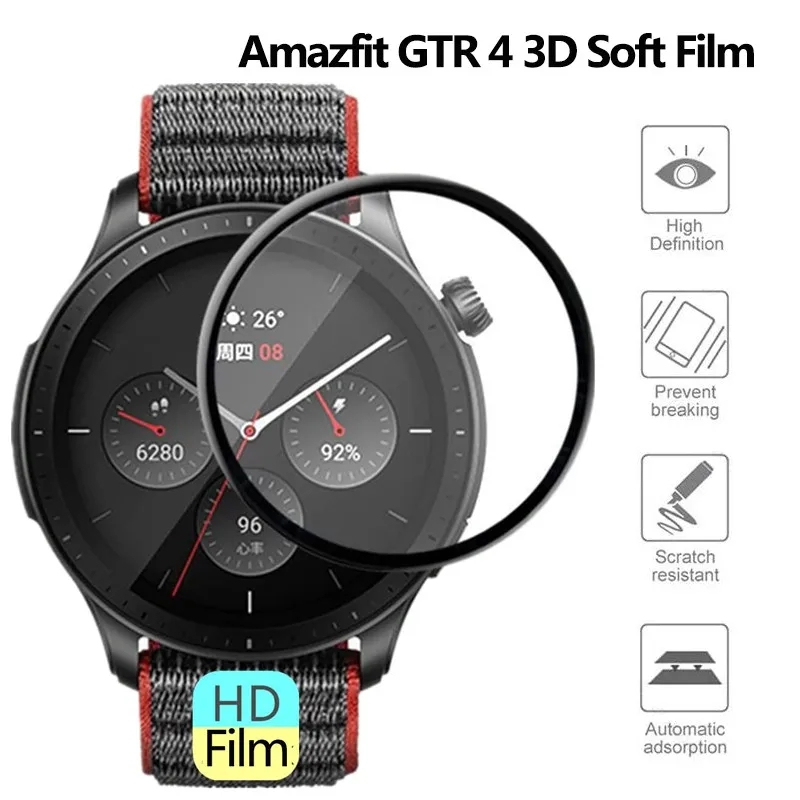 For Amazfit GTR 4 Screen Prote - Garmin Smartwatch Accessories incelemesi ve fiyatı