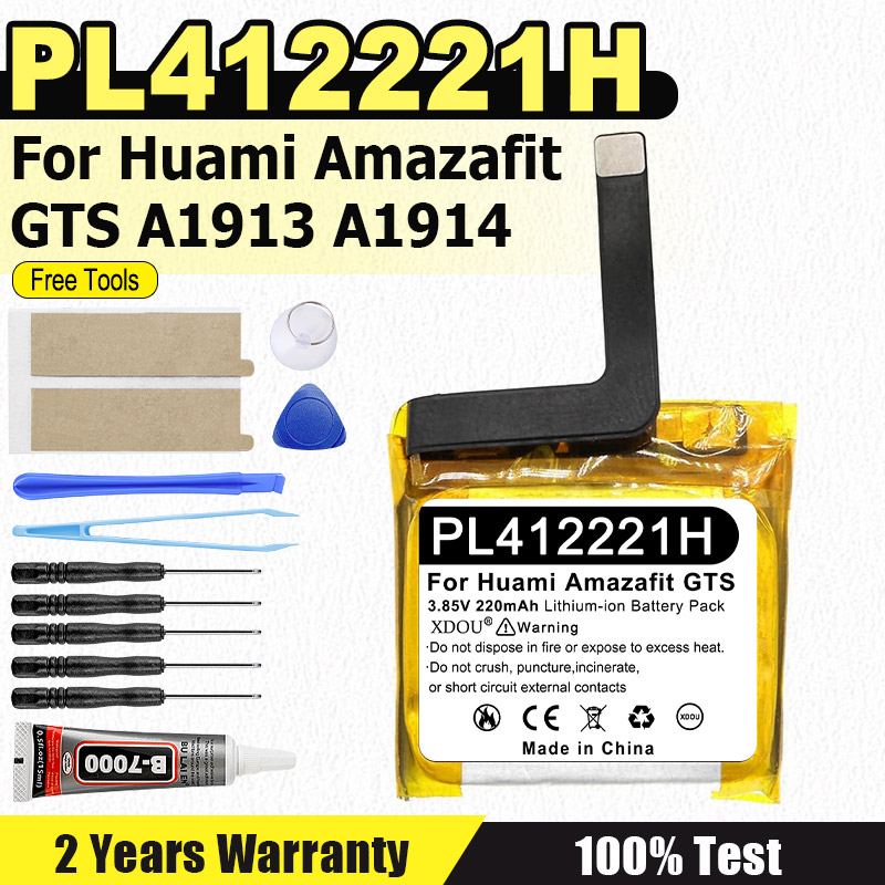 PL412221H 220mAh New Battery F - Smartwatch A1914 incelemesi ve fiyatı
