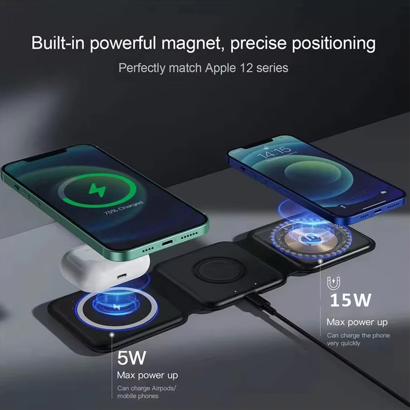 3 in 1 Magnetic Portable Wirel - Wireless Charger Watch incelemesi ve fiyatı