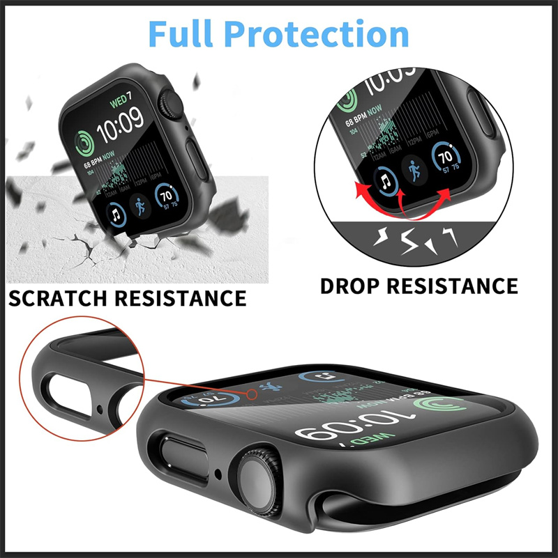 Tempered Glass+ cover For Appl - Garmin Smartwatch Accessories incelemesi ve fiyatı