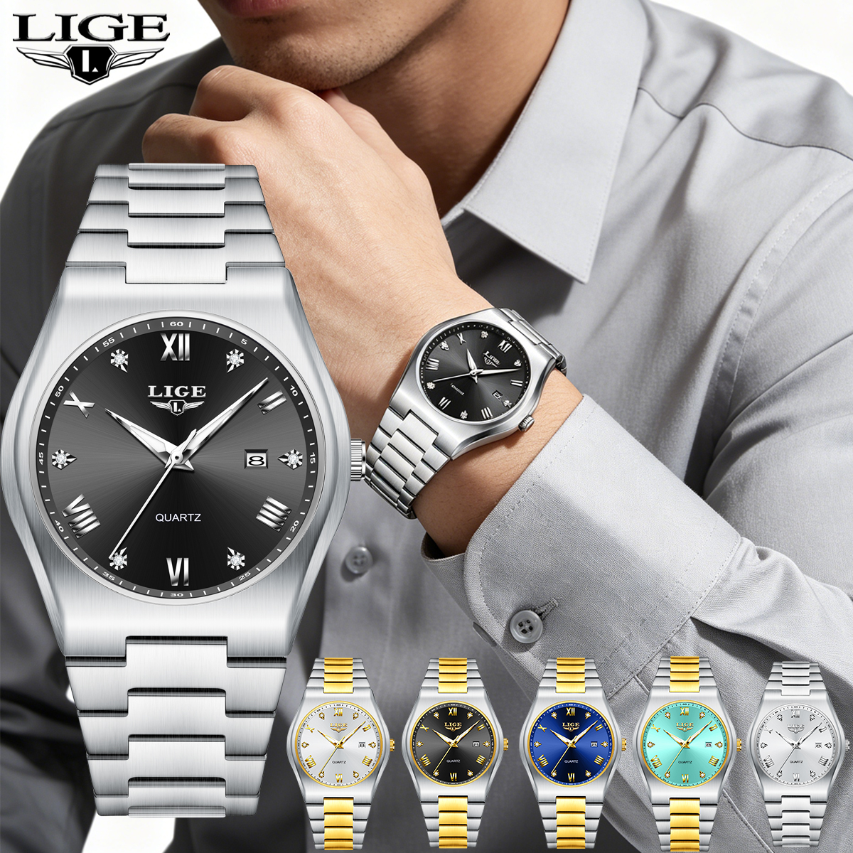 LIGE Fashion Men's Quartz Watc - Smartwatch Nexus incelemesi ve fiyatı