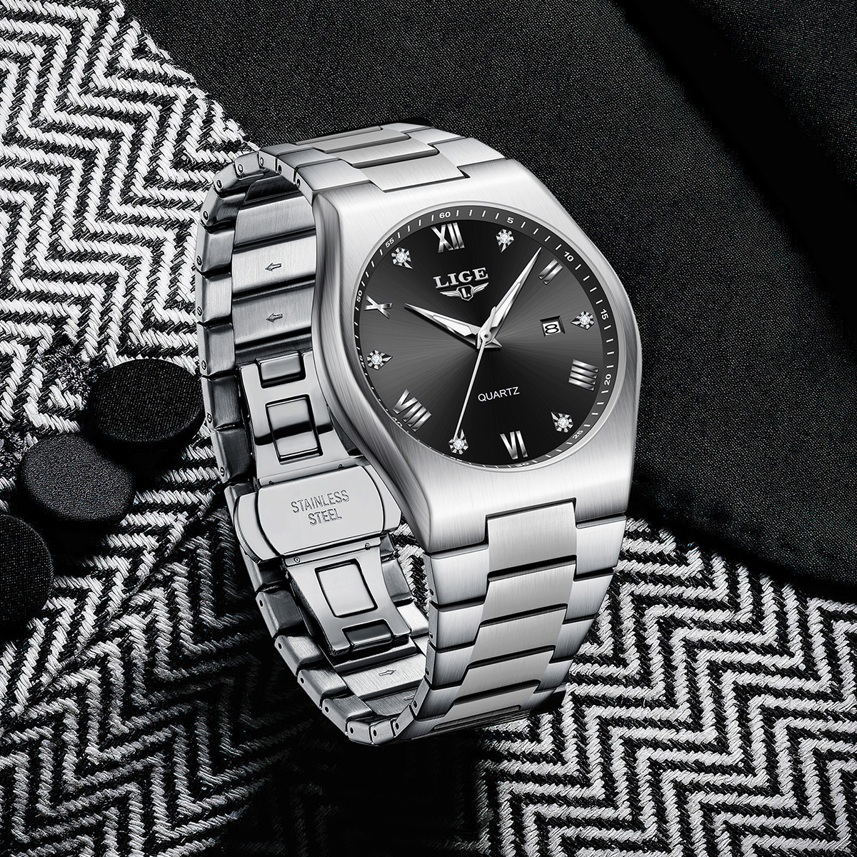 LIGE Fashion Men's Quartz Watc - Smartwatch Nexus incelemesi ve fiyatı