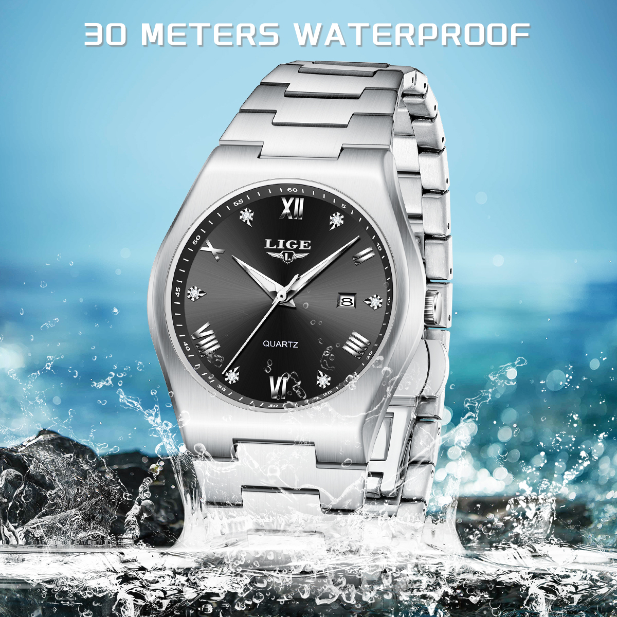 LIGE Fashion Men's Quartz Watc - Smartwatch Nexus incelemesi ve fiyatı
