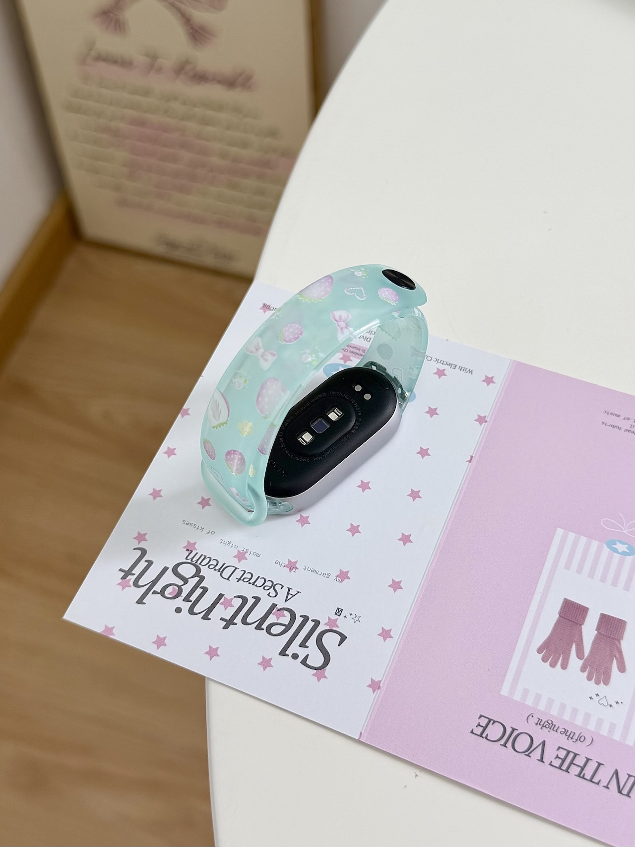 Super Cute Strawberry Bow Prin - Android Smartwatch Accessories incelemesi ve fiyatı