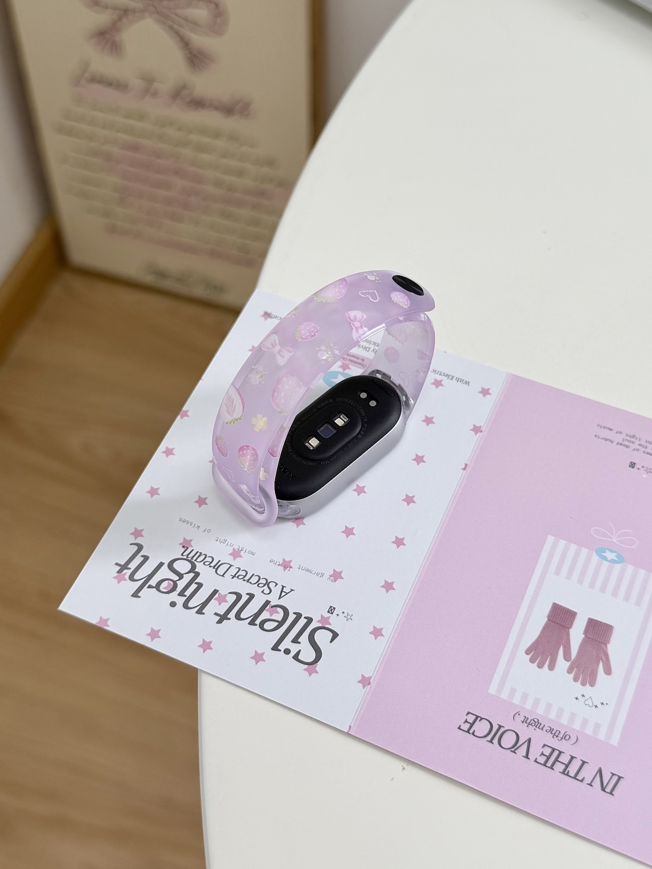 Super Cute Strawberry Bow Prin - Android Smartwatch Accessories incelemesi ve fiyatı