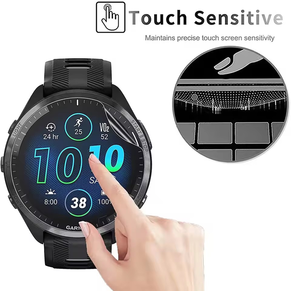 3Pcs Soft HD Hydrogel Protecti - Garmin Smartwatch Accessories incelemesi ve fiyatı
