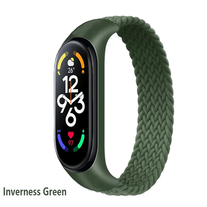 Strap for Mi band 7 8 6 5 Nylo - Solo Loop Strap incelemesi ve fiyatı
