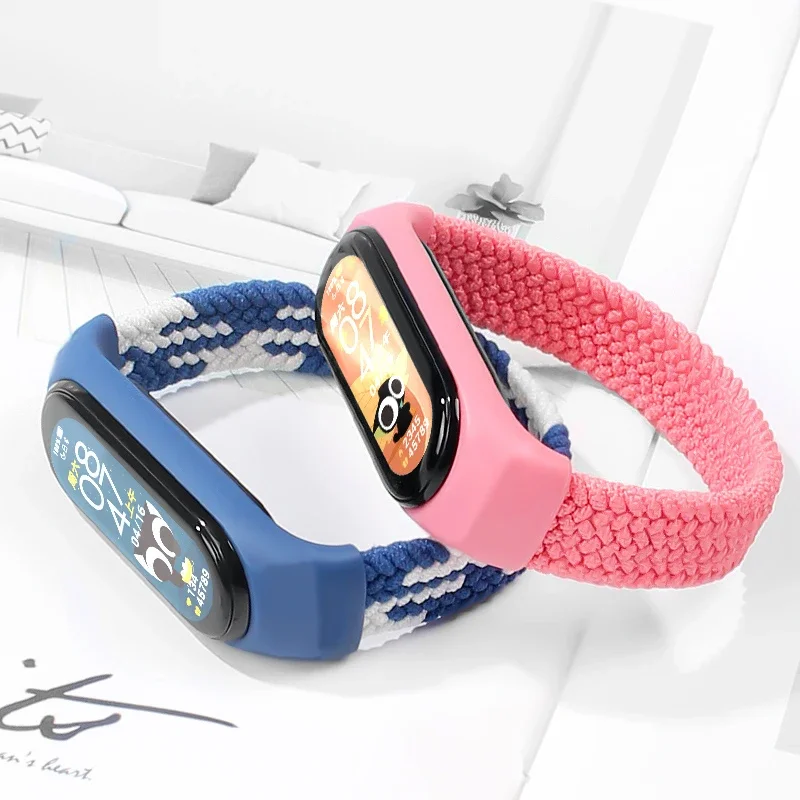 Strap for Mi band 7 8 6 5 Nylo - Solo Loop Strap incelemesi ve fiyatı