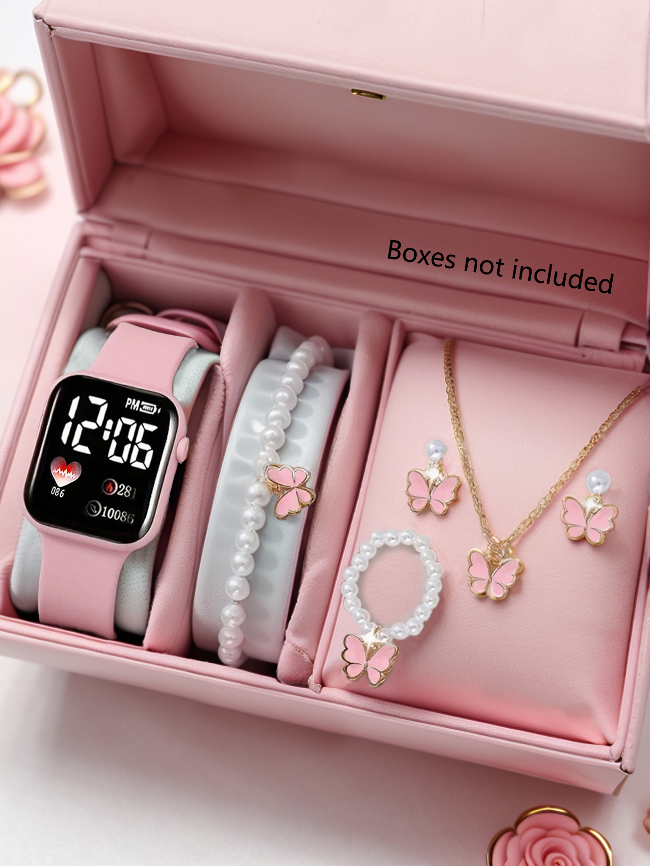 Love Pattern Electronic Watch  - Smartwatch X12 incelemesi ve fiyatı