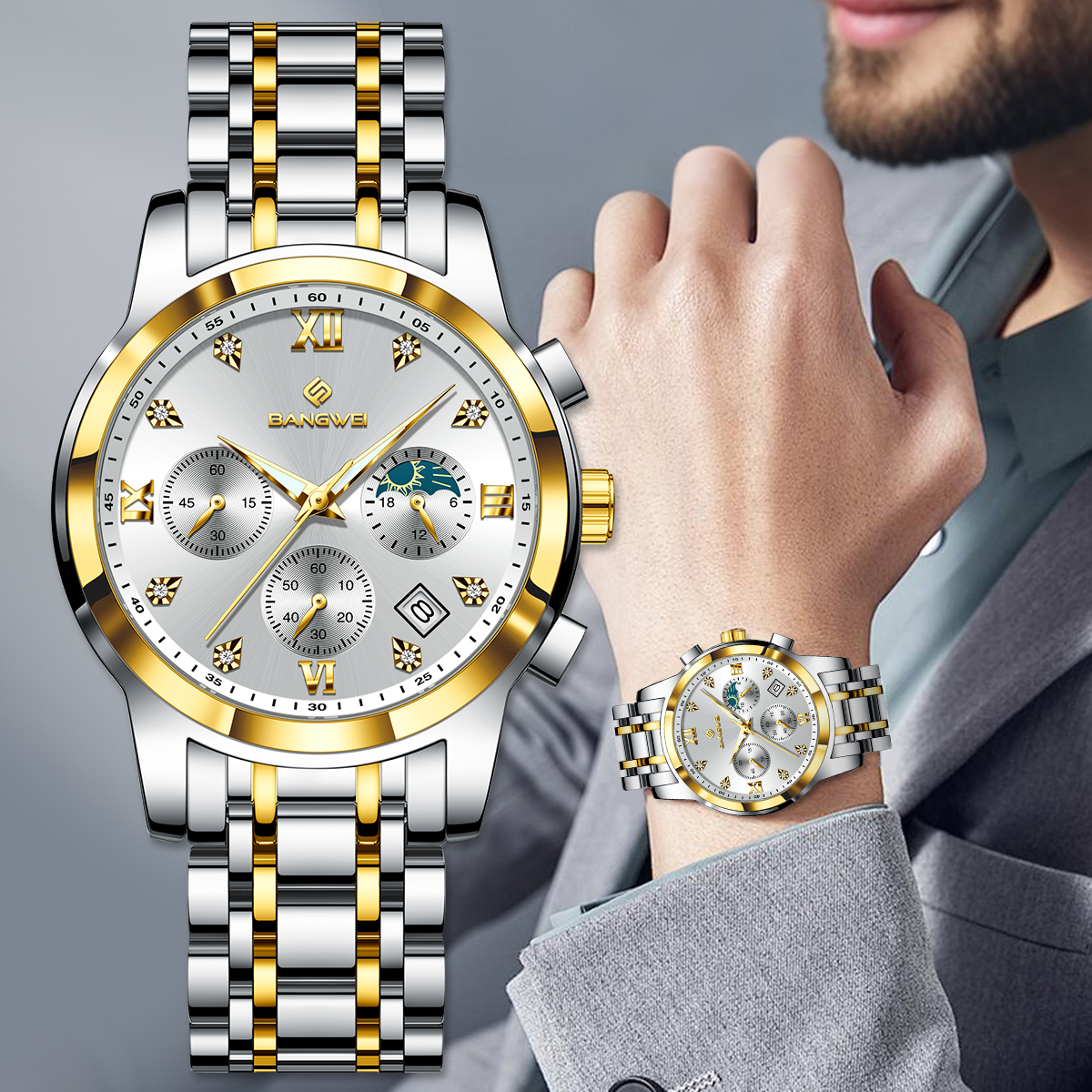 BANGWEI New Luxury Men Watches - Smartwatch Nexus incelemesi ve fiyatı