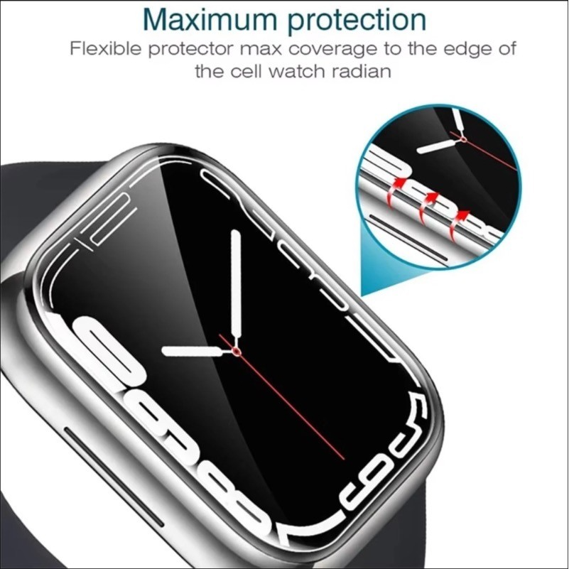 6pcs Screen Protector Film for - Watch Case Bumper incelemesi ve fiyatı